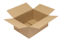 Wellpapp-Faltkarton 1-wellig, braun, Qual. 1.30 Wellpapp-Faltkarton 1-wellig, braun, Qual. 1.30