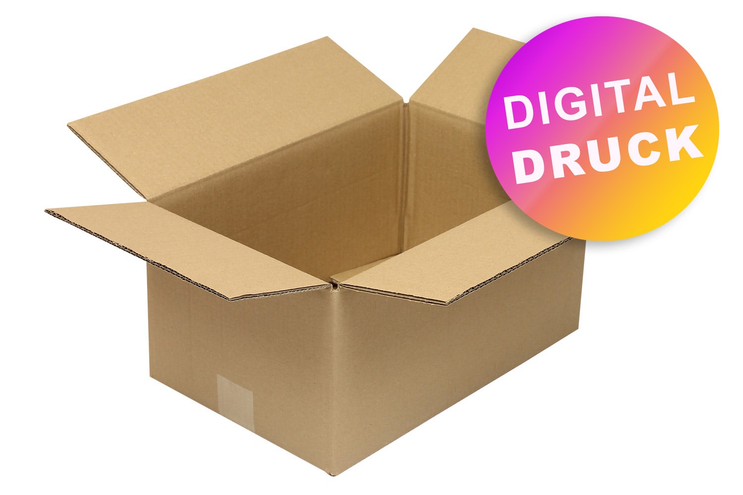 Wellpapp-Faltkarton 2-wellig 300 - 399 mm Länge - bedruckt