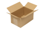 Wellpapp-Faltkarton 1-wellig, braun, Qual. 1.10, DIN C6 Wellpapp-Faltkarton 1-wellig, braun, Qual. 1.10, DIN C6