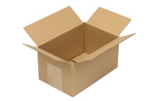 Wellpapp-Faltkarton 1-wellig, braun, Qual. 1.10, DIN C6, 5011063