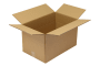 Wellpapp-Faltkarton 2-wellig, braun, Qual. 2.30 Wellpapp-Faltkarton 2-wellig, braun, Qual. 2.30