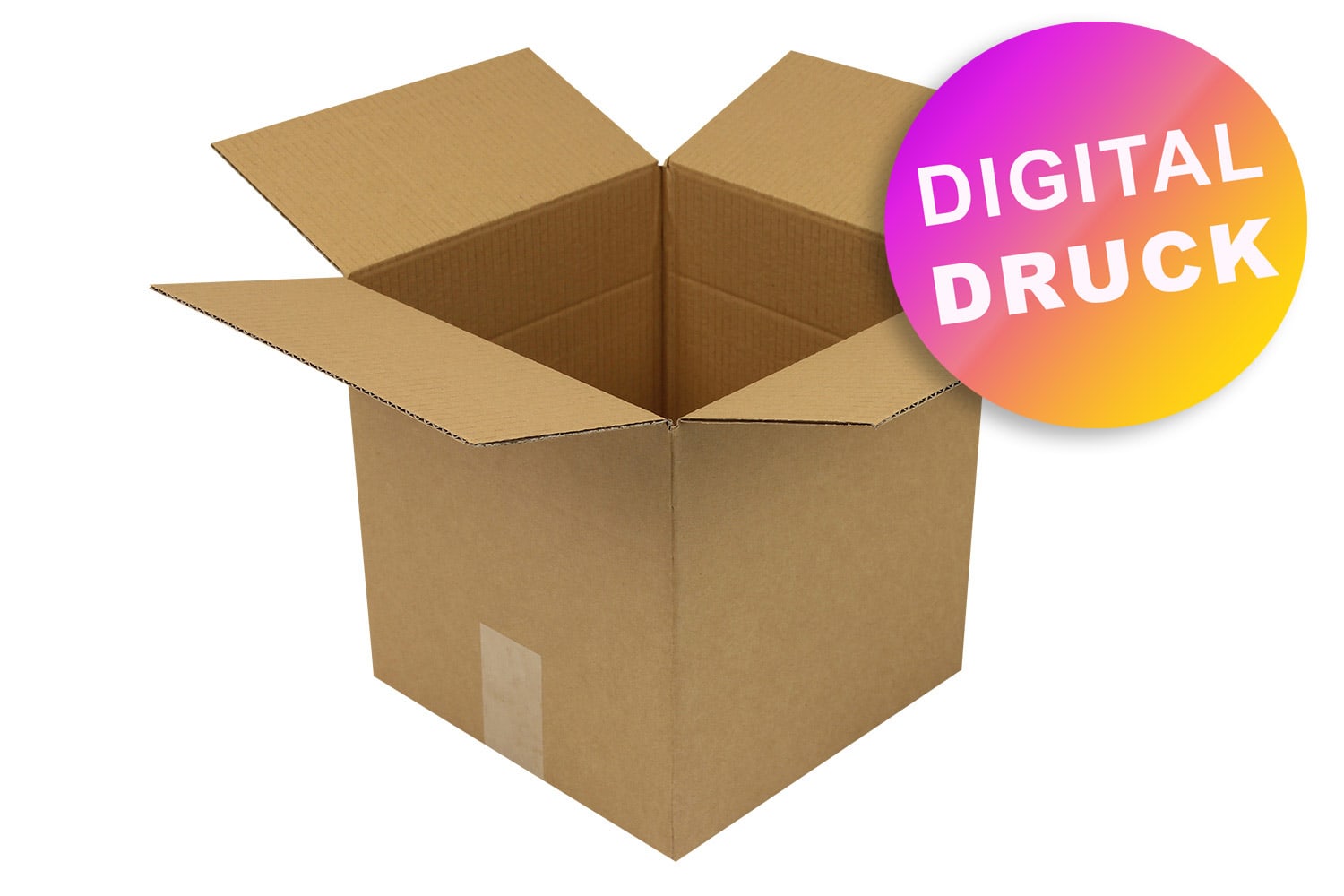 Wellpapp-Faltkarton 1-wellig von 200 - 299 mm Länge - bedruckt