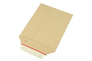 Vollpapp-Versandtasche, 400 g/m², braun, SK-Verschluss, DIN B5, 6030021