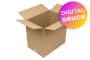 Wellpapp-Faltkarton 1-wellig, braun, Qual. 1.20, DIN A4 - bedruckt