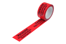 PP-Warnklebeband, rot, "Empfindliche Elektrogeräte", 52 µ, 5570016