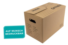 Umzugskarton, braun, Qual. 2.20, 1-farbig bedruckt, 0110384 Umzugskarton, braun, Qual. 2.20, 1-farbig bedruckt, 0110384
