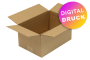 Wellpapp-Faltkarton, 1-wellig, Modulkarton, braun, Qual. 1.20 - bedruckt
