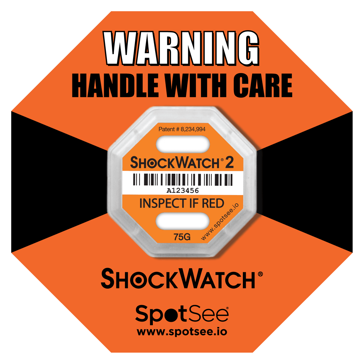 Schockindikator Shockwatch® 2