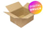 Wellpapp-Faltkarton 2-wellig, braun, Qual. 2.30 - bedruckt