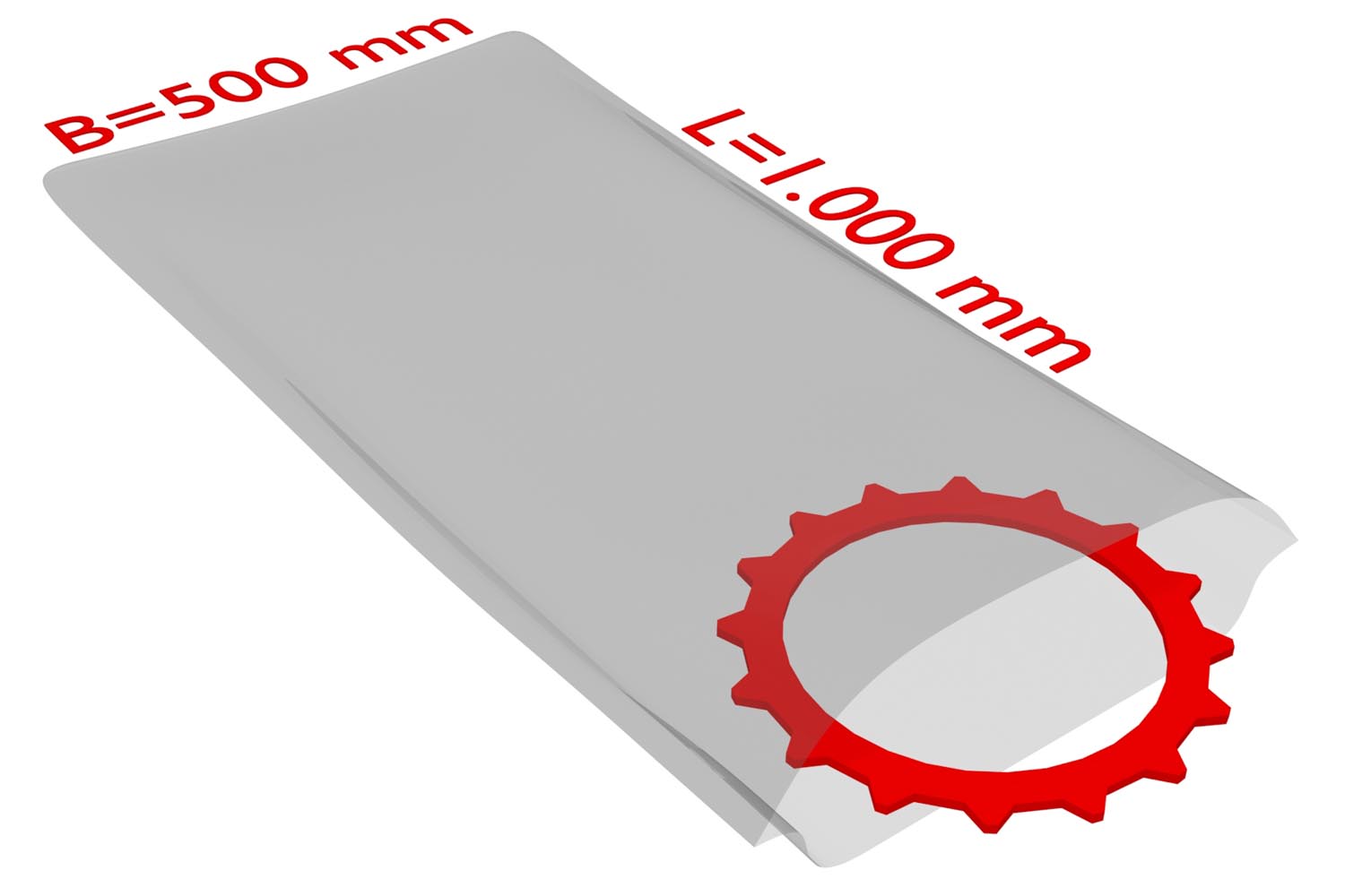 PE-Flachbeutel 50 µ