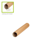 Versandrohr, braun, Wandstärke 2 mm, DIN A2 Versandrohr, braun, Wandstärke 2 mm, DIN A2
