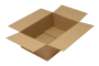 Wellpapp-Faltkarton 1-wellig, braun, Qual. 1.30