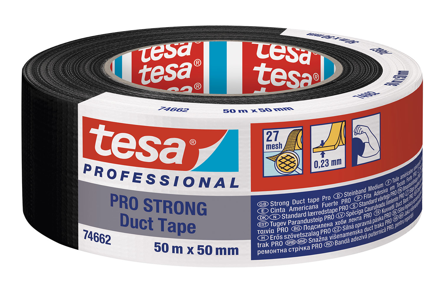 Gewebeband tesa® PRO STRONG Duct Tape 74662