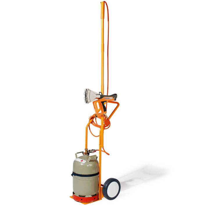 Gasflaschenwagen für Ripack-Schrumpfpistolen