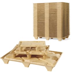 Pressholzpalette Typ F11 S, Containermass, 7400026