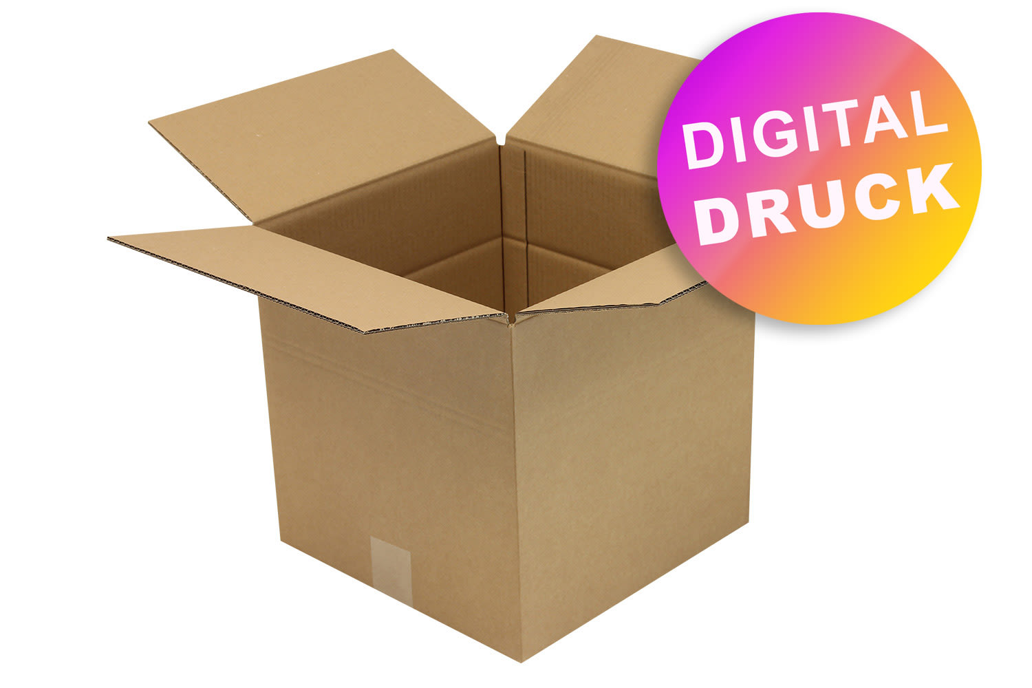 Wellpapp-Faltkarton 2-wellig 300 - 399 mm Länge - bedruckt