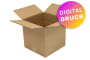 Wellpapp-Faltkarton 2-wellig, braun, Qual. 2.20 - bedruckt Wellpapp-Faltkarton 2-wellig, braun, Qual. 2.20 - bedruckt