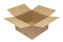 Wellpapp-Faltkarton 1-wellig, braun, Qual. 1.30 Wellpapp-Faltkarton 1-wellig, braun, Qual. 1.30