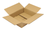 Wellpapp-Faltkarton 2-wellig, braun, Qual. 2.30 Wellpapp-Faltkarton 2-wellig, braun, Qual. 2.30