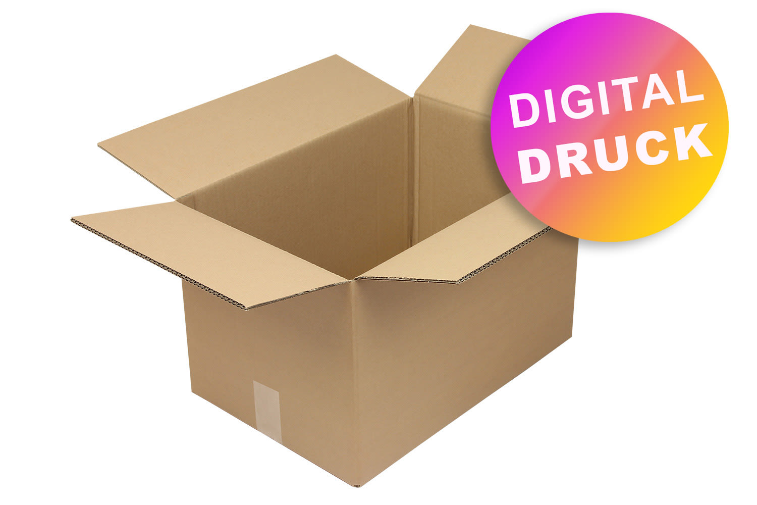 Wellpapp-Faltkarton 2-wellig 400 - 499 mm Länge - bedruckt