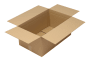 Wellpapp-Faltkarton 1-wellig, braun, Qual. 1.30