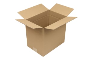 Wellpapp-Faltkarton 1-wellig, braun, Qual. 1.20, DIN A4, 5011012