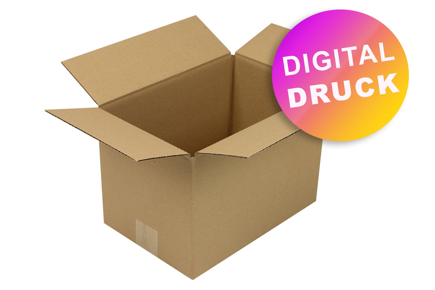 Wellpapp-Faltkarton 1-wellig von 300 - 349 mm Länge - bedruckt