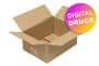 Wellpapp-Faltkarton 1-wellig, flach, braun, Qual. 1.20, DIN A5 - bedruckt