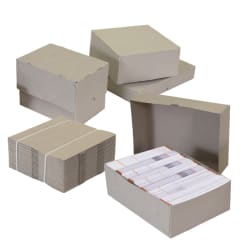 Aufrichteschachtel aus Graukarton, 2-teilig, 400 g/m², DIN A4, 5116036