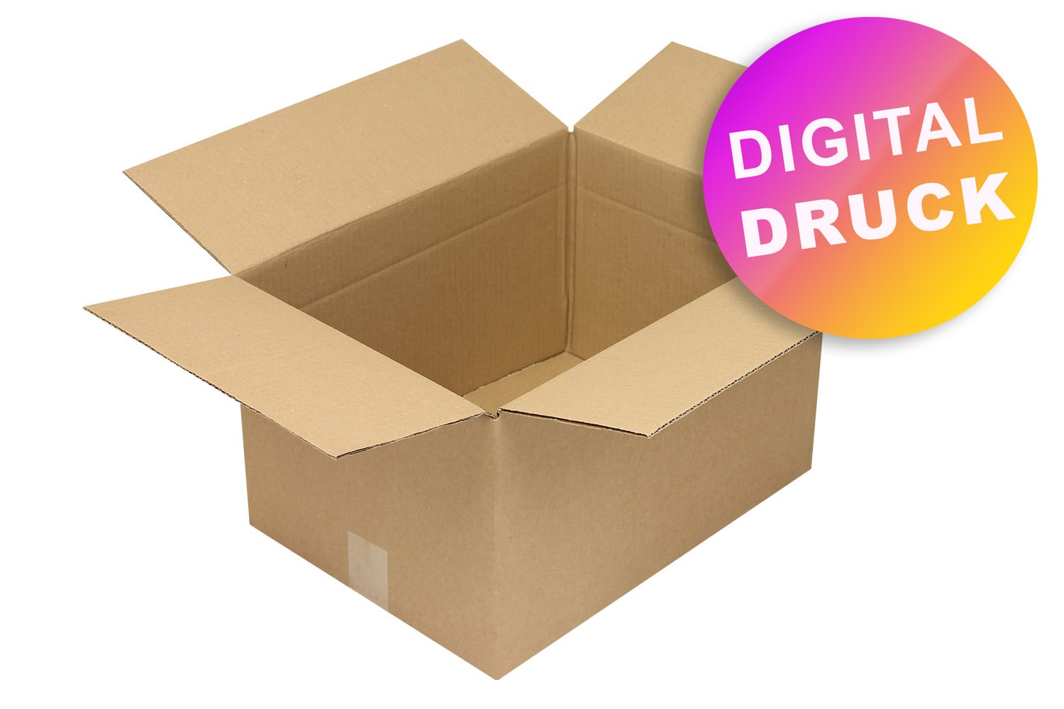 Wellpapp-Faltkarton 1-wellig von 400 - 499 mm Länge - bedruckt