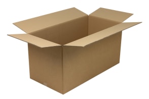 Wellpapp-Faltkarton 2-wellig, braun, Qual. 2.40, 5012307