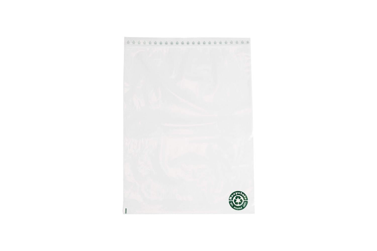 PE-Druckverschlussbeutel mit Rezyklat
