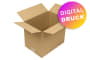 Wellpapp-Faltkarton 1-wellig, braun, Qual. 1.20, DIN A4 - bedruckt