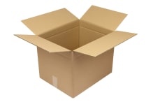 Wellpapp-Faltkarton 2-wellig, Modulkarton, braun, Qual. 2.30, 5012012