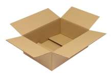 Wellpapp-Faltkarton 1-wellig, braun, Qual. 1.30, DIN A3, 5011069 Wellpapp-Faltkarton 1-wellig, braun, Qual. 1.30, DIN A3, 5011069