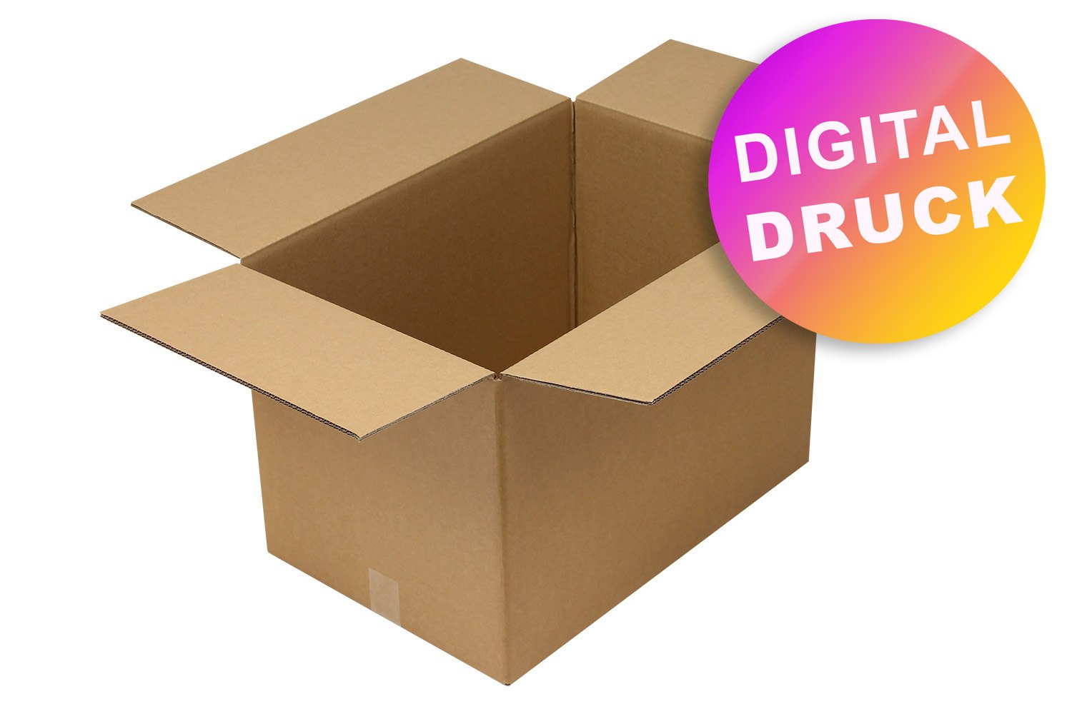 Wellpapp-Faltkarton 2-wellig 600 - 699 mm Länge - bedruckt