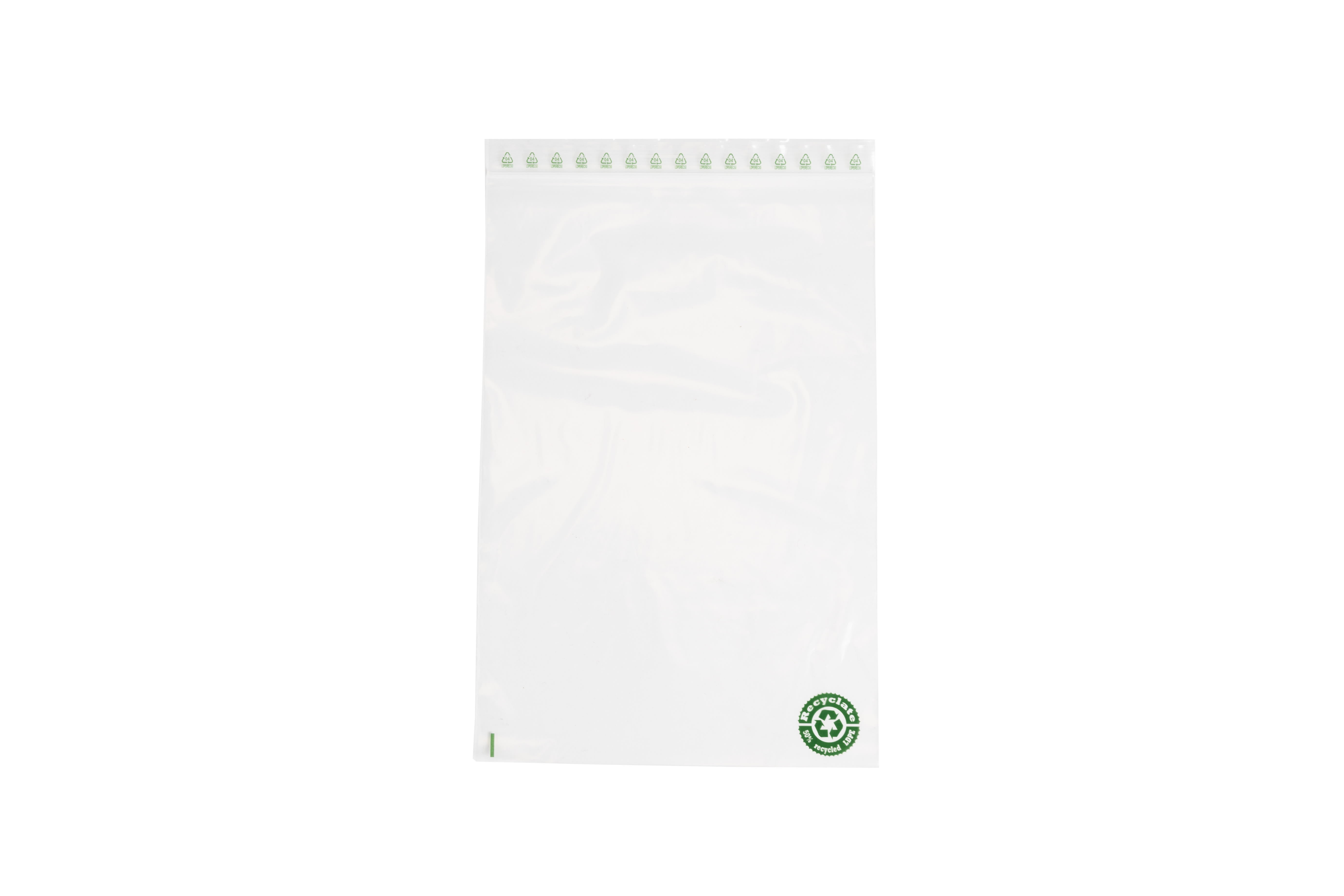 PE-Druckverschlussbeutel mit Rezyklat