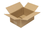 Wellpapp-Faltkarton 1-wellig, flach, braun, Qual. 1.20, DIN A5