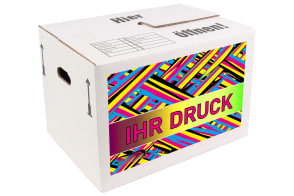 Umzugskarton 2-wellig, weiß, Qual. 2.40 - bedruckt, 2B0108536