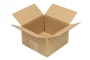 Wellpapp-Faltkarton 1-wellig, braun, Qual. 1.10