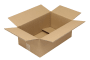 Wellpapp-Faltkarton 2-wellig, braun, Qual. 2.30