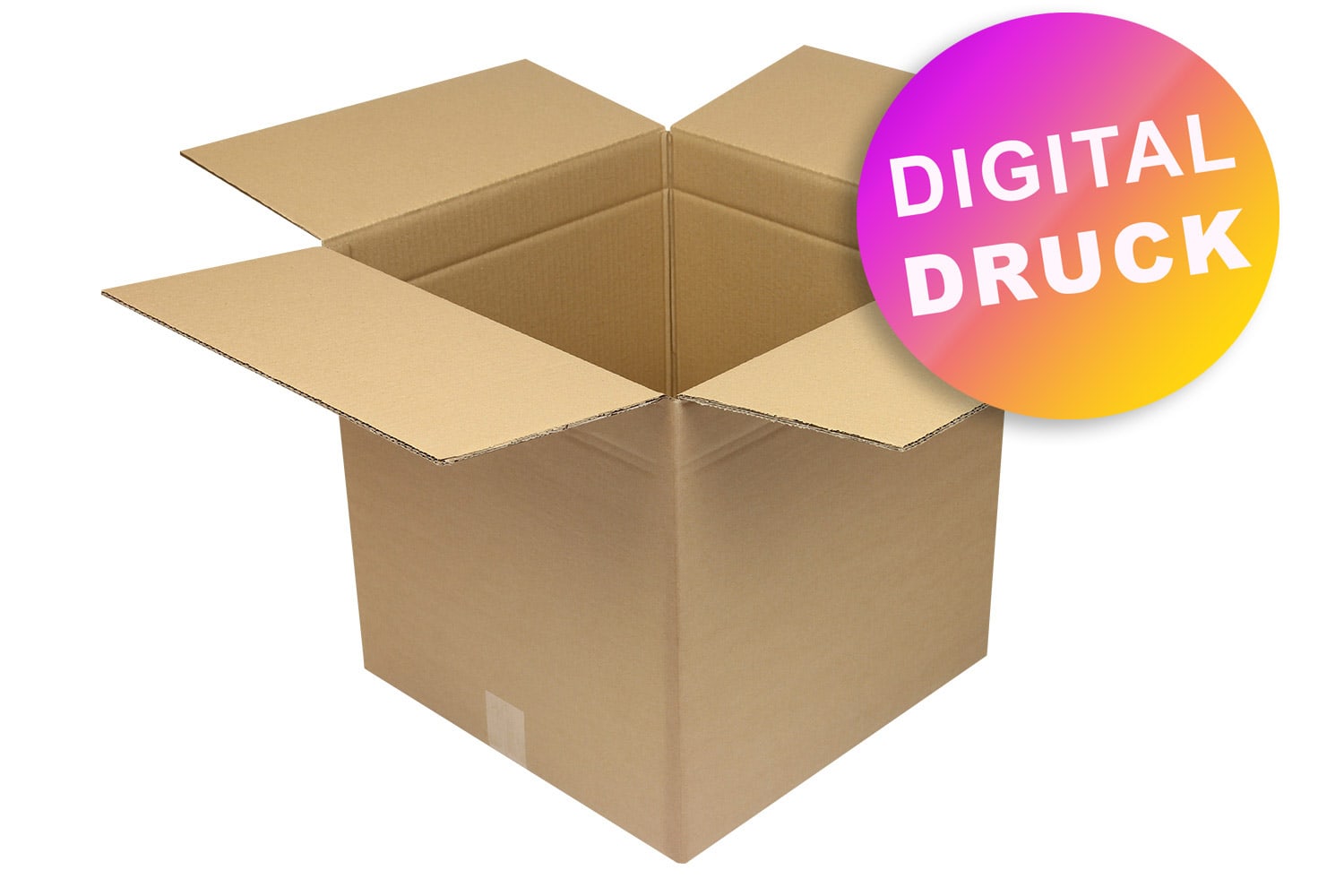 Wellpapp-Faltkarton 2-wellig 400 - 499 mm Länge - bedruckt