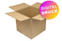 Wellpapp-Faltkarton 2-wellig, braun, Qual. 2.32 - bedruckt Wellpapp-Faltkarton 2-wellig, braun, Qual. 2.32 - bedruckt