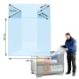 LDPE-Seitenfaltensack, transparent, 90 µ