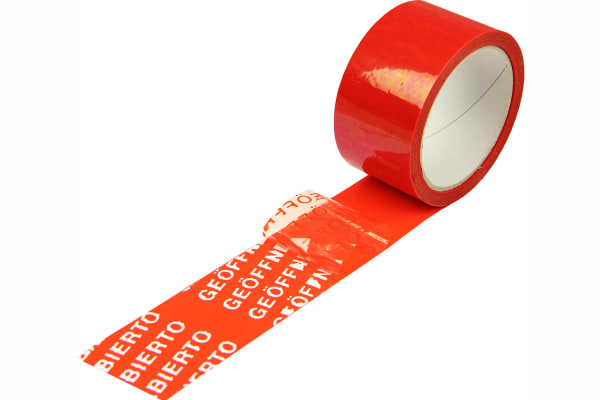 PP-Sicherheitssiegelband, rot, 53 µ